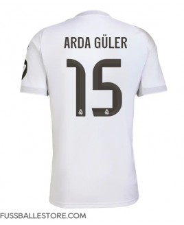 Günstige Real Madrid Arda Guler #15 Heimtrikot 2025-26 Kurzarm